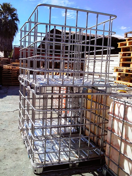 Canasto rack metal apilable