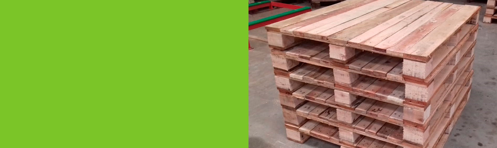 Pallets nuevos y reciclados